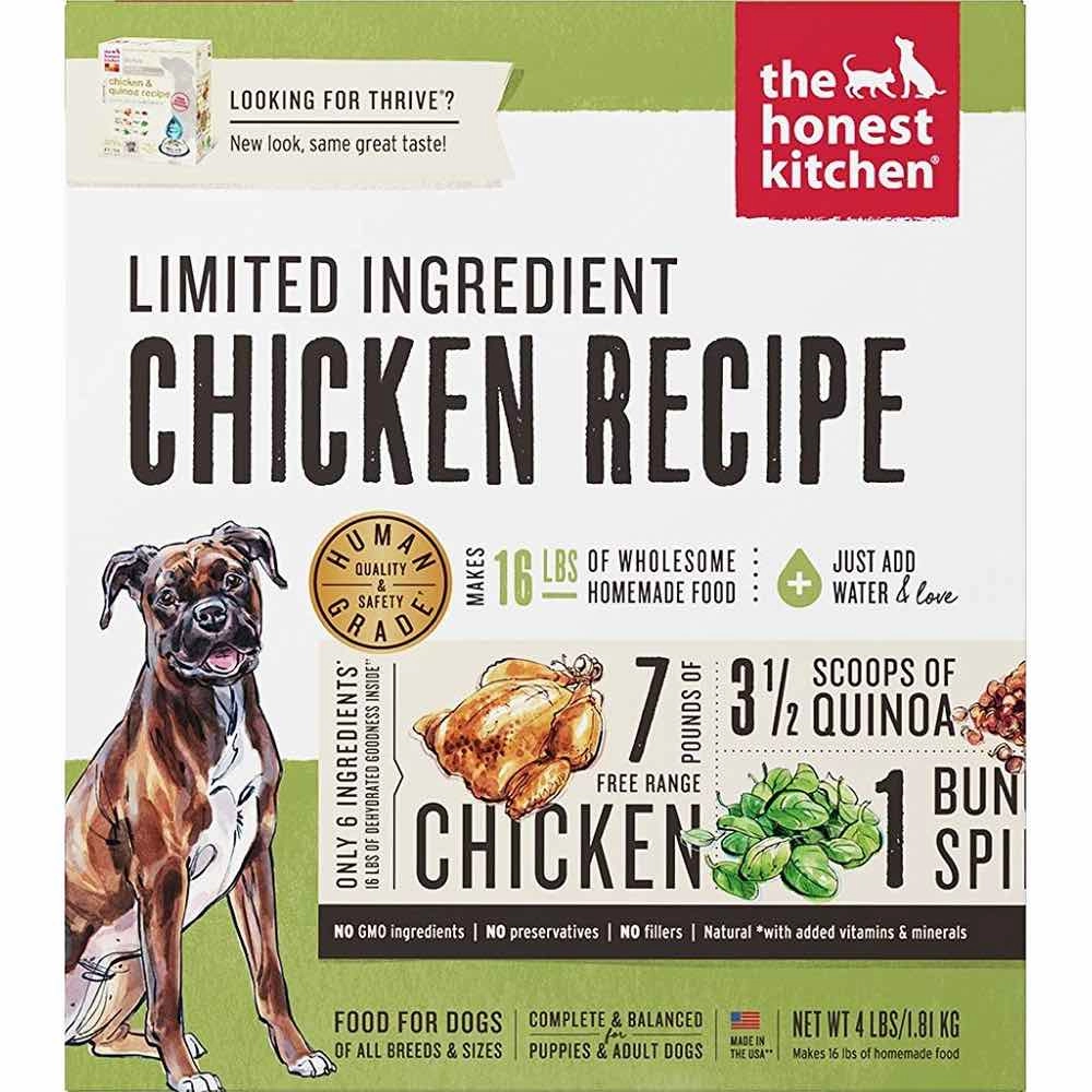 The Honest Kitchen Thrive Limited Ingredient Chicken Dehydrated Dog Food freeze dried dog food,raw nutrition dog,dog freeze dried kibble