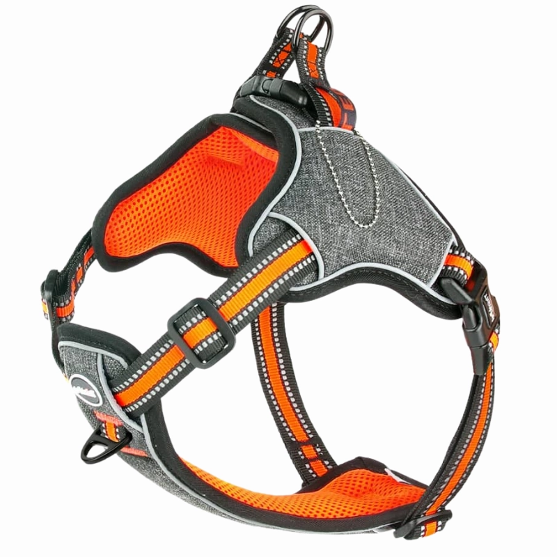 ThinkPet No-Pull Harness - Orange dog supplements,home vitamins