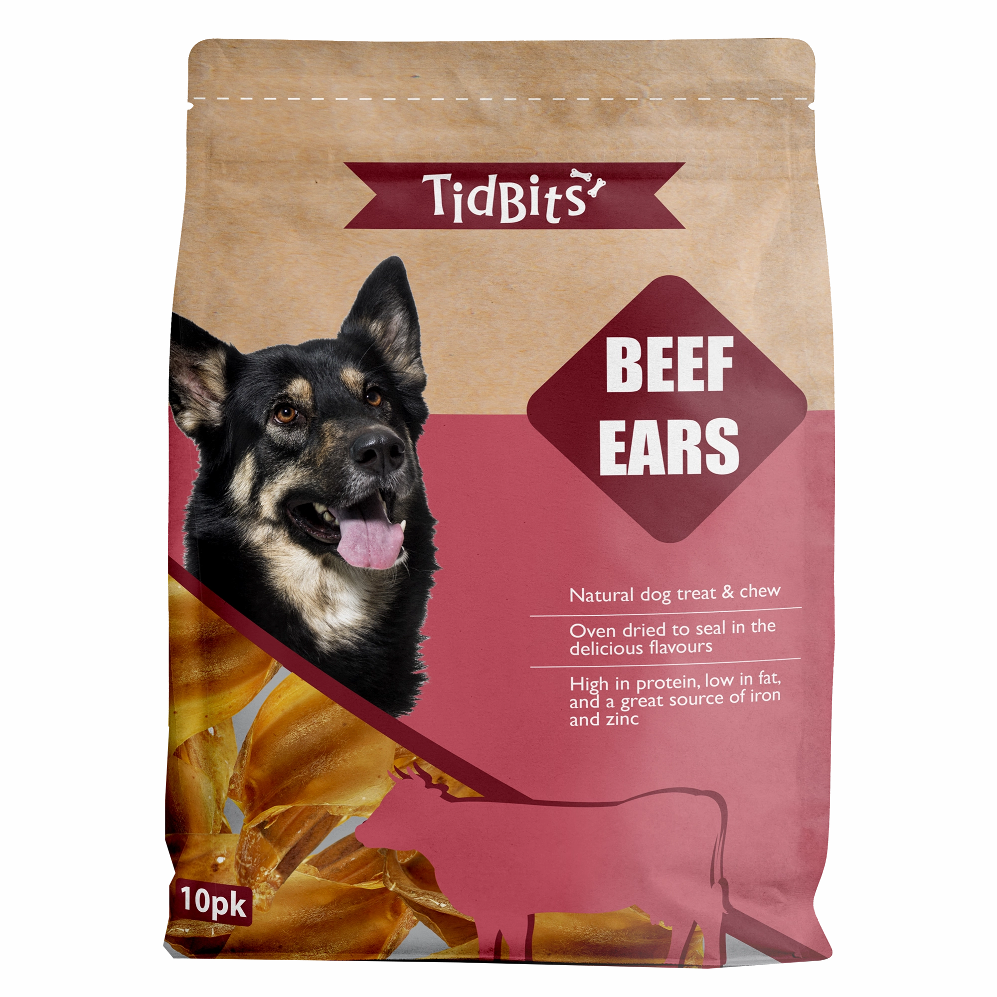 TidBits - Beef Ears (10pk)