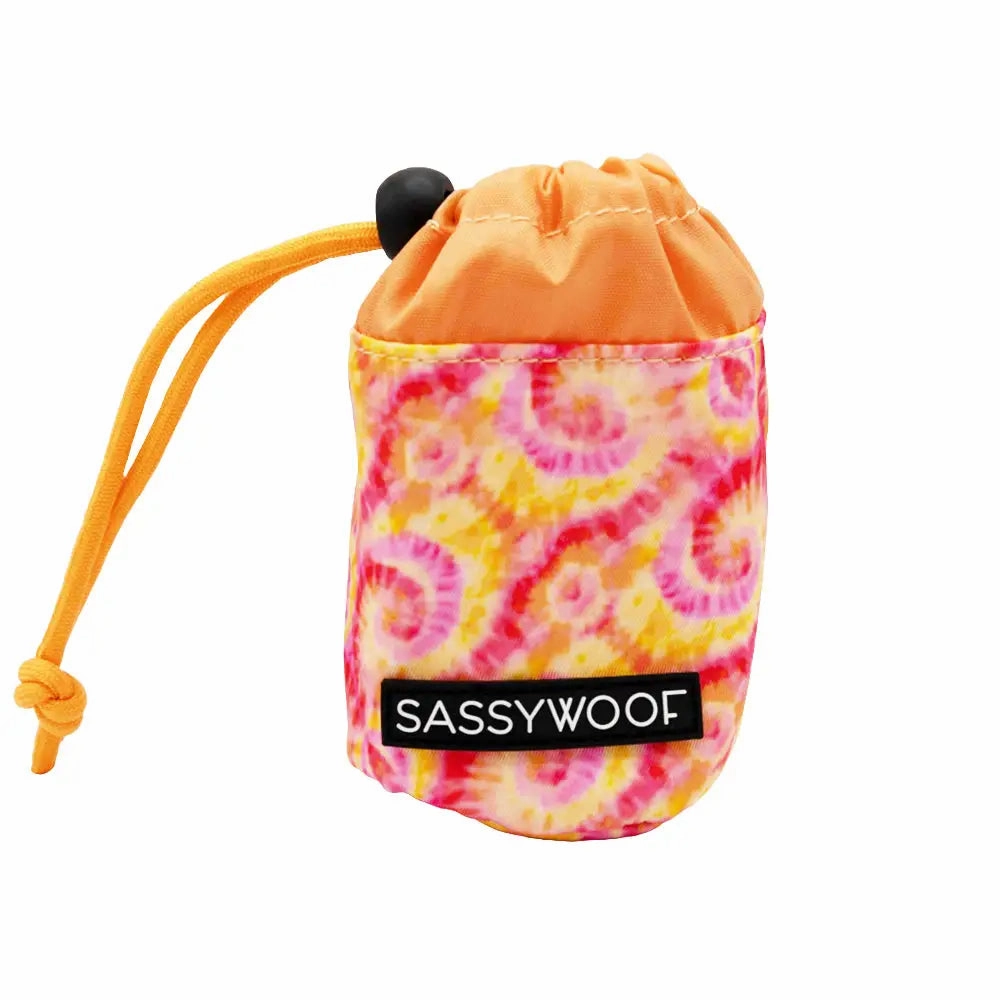 Treat Pouch - Groovy Summer Sorbet treat storage jar,dog treat container,pet snack jar