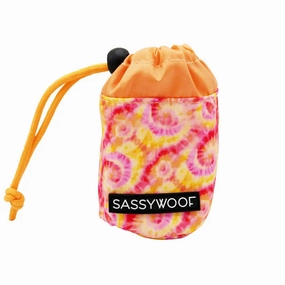 Treat Pouch - Groovy Summer Sorbet treat storage jar,dog treat container,pet snack jar