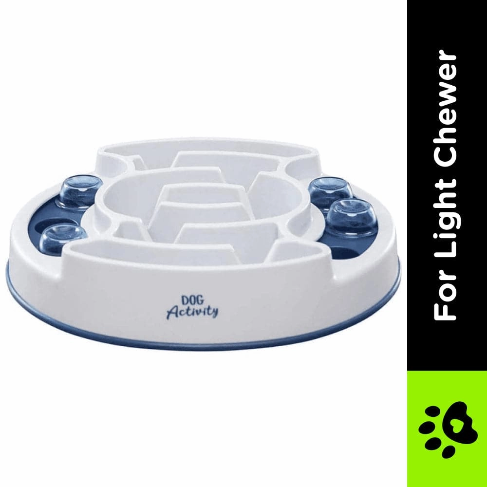 Trixie Activity Slide and Feed Puzzle Toy for Dogs (White)