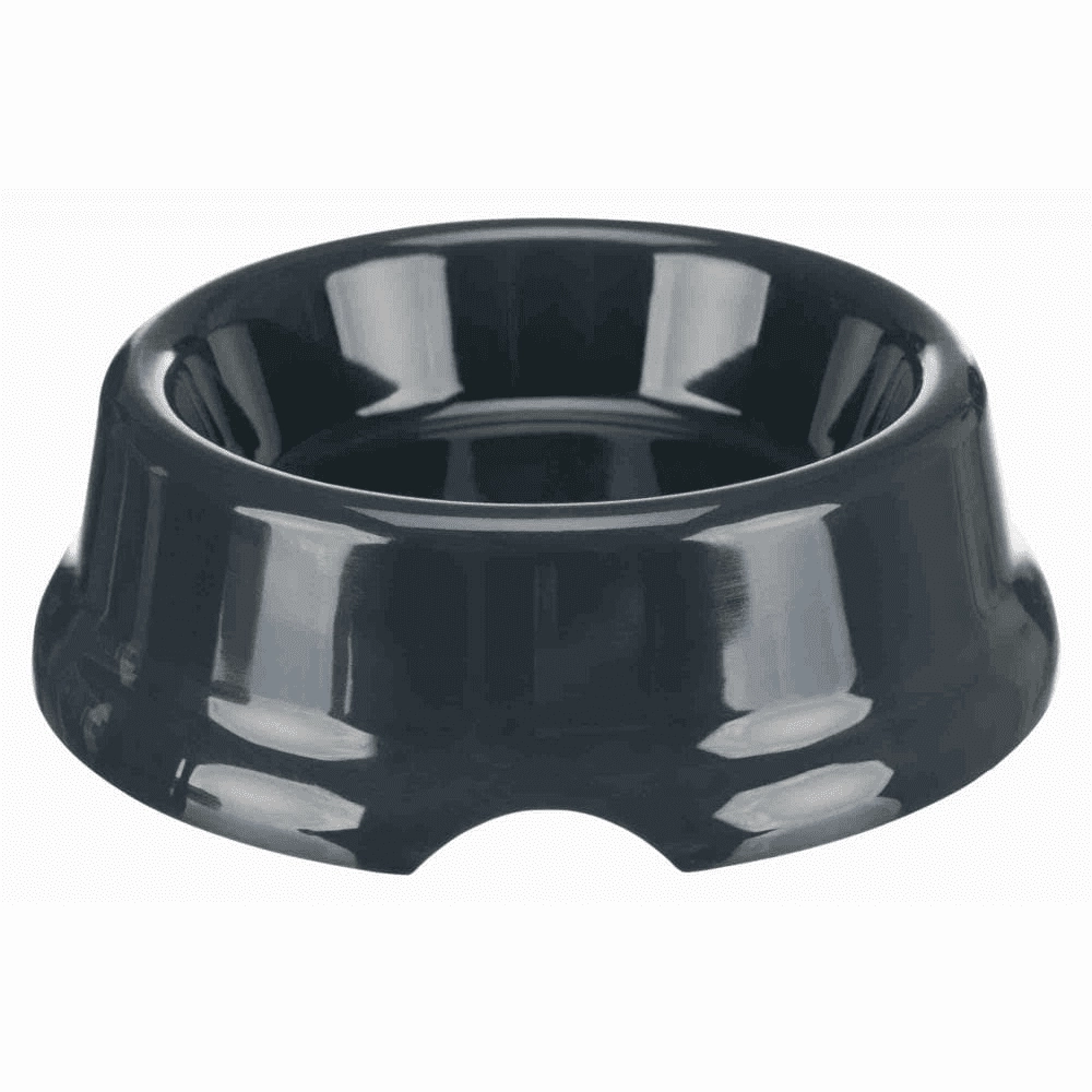 Trixie Non Slip Plastic Bowl for Dogs (Dark Grey)