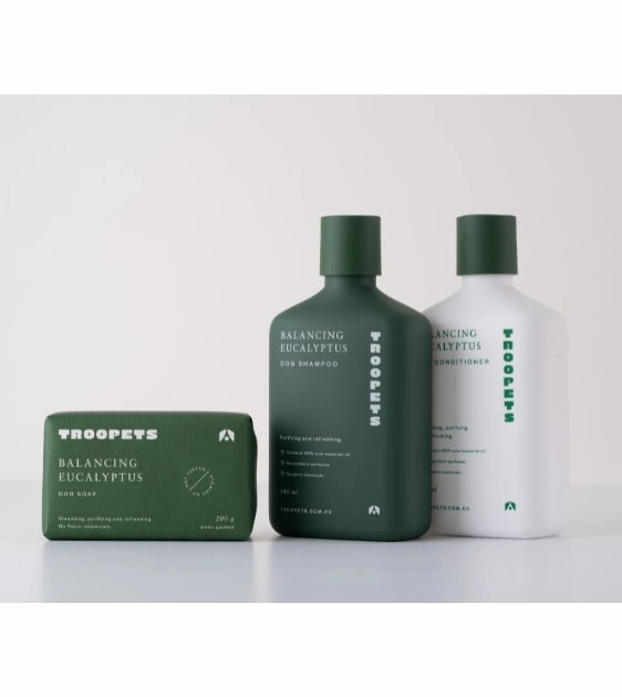 Troopets Essential Oil Dog Conditioner (Balancing Eucalyptus)