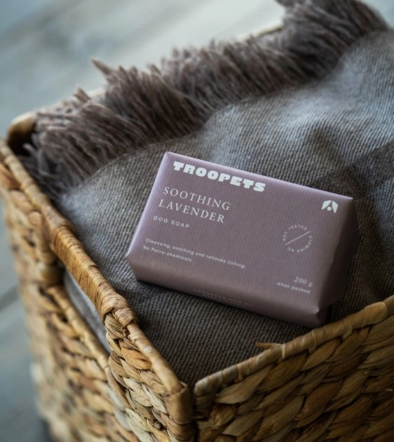 Troopets Essential Oil Dog Soap (Soothing Lavender)