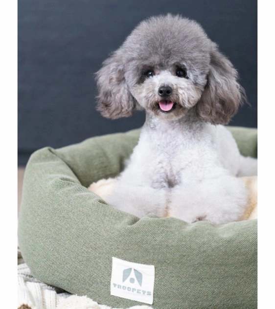 Troopets Round Dog Bed