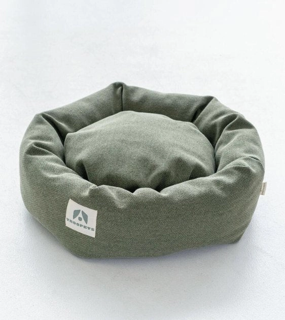 Troopets Round Dog Bed dog bed,pet blanket