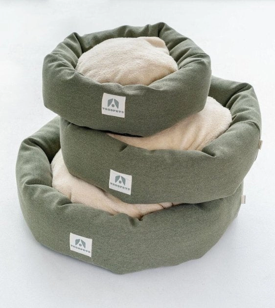 Troopets Round Dog Bed