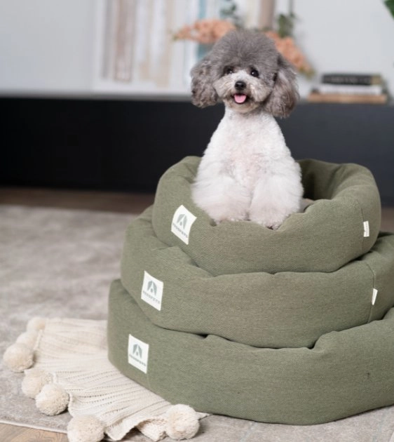 Troopets Round Dog Bed