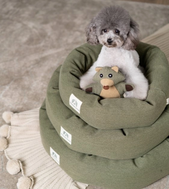 Troopets Round Dog Bed