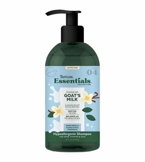 Tropiclean Essentials Goat's Milk Hypoallergenic Shampoo For Puppies, Dogs & Cats dog immunity,pet immune support