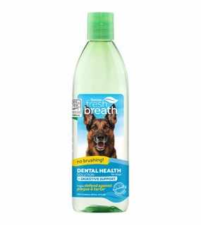 TropiClean Fresh Breath No Brushing Dental Health Solution for Dogs (Digestive Support) dog immunity,pet immune support