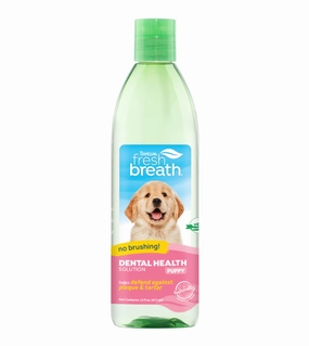 TropiClean Fresh Breath No Brushing Dental Health Solution for Puppy dog immunity,pet immune support