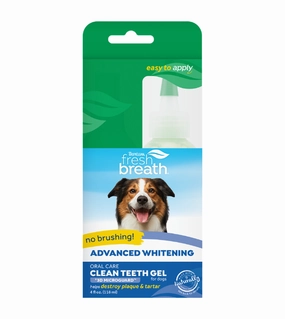 TropiClean Fresh Breath No Brushing Oral Care Clean Teeth Gel for Dogs (Advanced Whitening with 3D Microguard) dog immunity,pet immune support