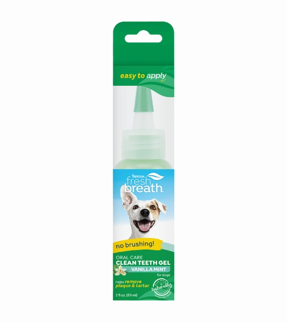 TropiClean Fresh Breath No Brushing Oral Care Clean Teeth Gel for Dogs (Vanilla Mint) dog immunity,pet immune support