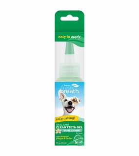 TropiClean Fresh Breath No Brushing Oral Care Clean Teeth Gel for Dogs (Vanilla Mint) dog immunity,pet immune support