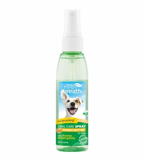 Tropiclean Fresh Breath No Brushing Oral Care Spray for Dogs (Peanut Butter) dog immunity,pet immune support