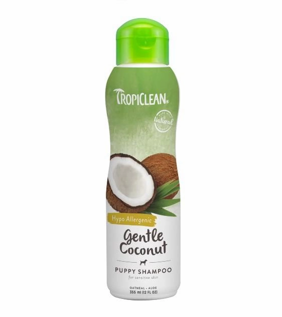 TropiClean Gentle Coconut Pet Shampoo (Hypoallergenic) dog shampoo,bathing supplies