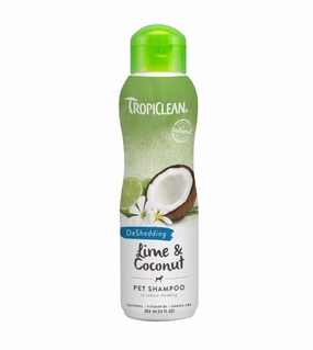 TropiClean Lime & Coconut Deshedding Dog Shampoo interactive dog toy,tech pet toy