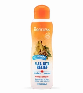 TropiClean Natural Flea & Tick Bite Relief After Bath Treatment Rinse for Dogs dog immunity,pet immune support