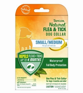 TropiClean Natural Flea & Tick Dog Collar dog immunity,pet immune support