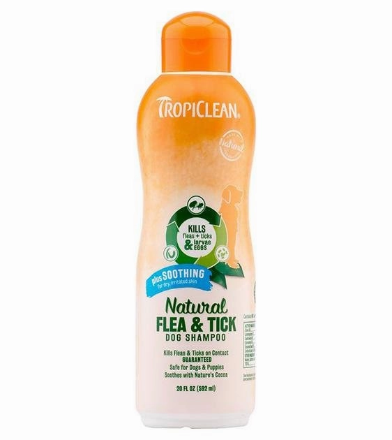 TropiClean Natural Flea & Tick Plus Soothing Dog Shampoo dog immunity,pet immune support