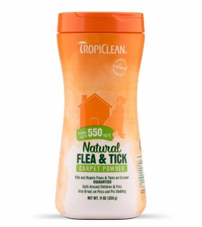 TropiClean Natural Flea & Tick Powder for Dogs & Carpet dog immunity,pet immune support
