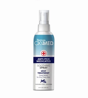 Tropiclean Oxymed (Anti-Itch Medicated) Soothing Spray For Cats & Dogs dog immunity,pet immune support
