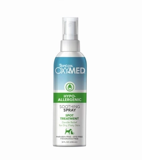 TropiClean OxyMed (Hypoallergenic) Soothing Spray For Cats & Dogs dog immunity,pet immune support