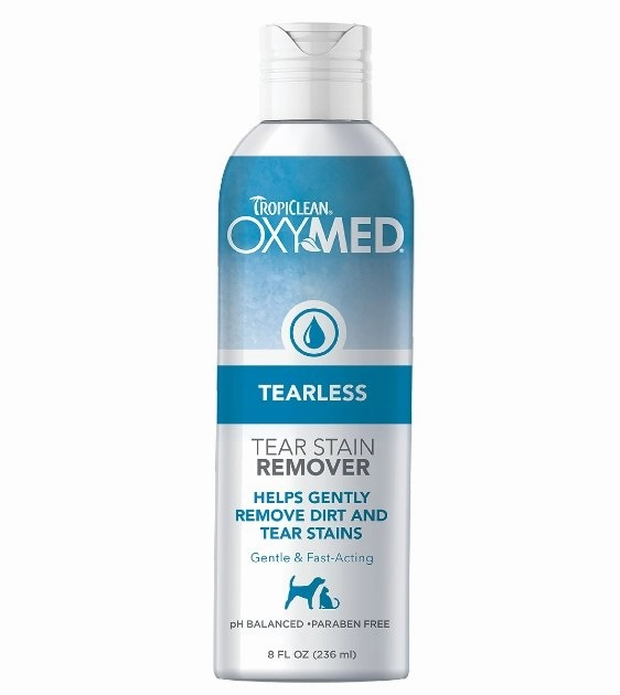 TropiClean OxyMed (Tearless) Tear Stain Remover for Dogs For Dogs And Cats dog shampoo,bathing supplies