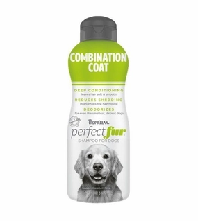 TropiClean PerfectFur Combination Coat Shampoo for Dogs dog immunity,pet immune support