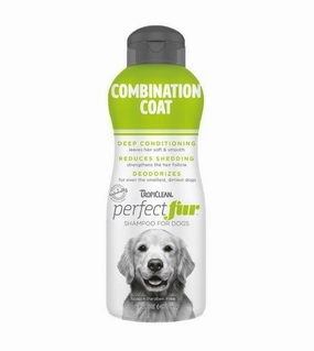 TropiClean PerfectFur Combination Coat Shampoo for Dogs interactive dog toy,tech pet toy