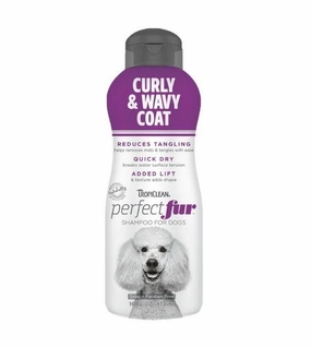 TropiClean PerfectFur Curly & Wavy Coat Shampoo For Dogs dog immunity,pet immune support