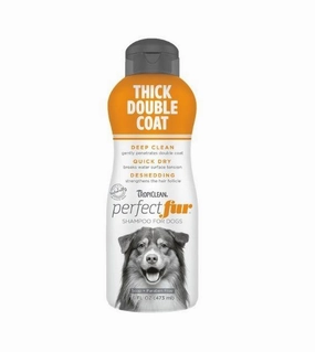 TropiClean PerfectFur Thick Double Coat Shampoo For Dogs dog immunity,pet immune support