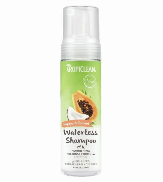 TropiClean Waterless Nourishing Papaya & Coconut Shampoo For Cats & Dogs interactive dog toy,tech pet toy