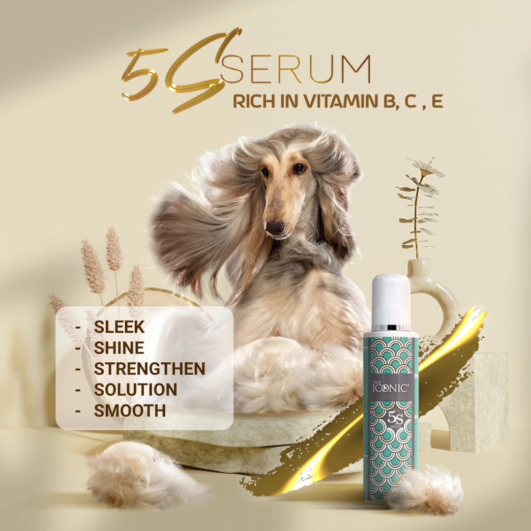 TRUE ICONIC 5S Skin & Coat Serum for Dogs & Cats