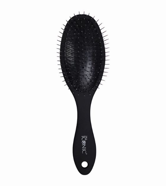 TRUE ICONIC AGLOW No.3 Professional Pin Brush (Black) interactive dog toy,tech pet toy