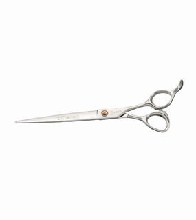 TRUE ICONIC Bravo 7.25 Straight Shear with Teeth pet coat care,skin health