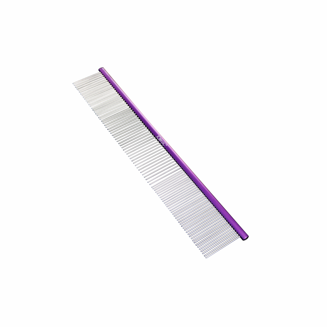TRUE ICONIC Flash No.2 19cm Pin Comb (Purple)