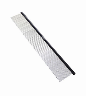 TRUE ICONIC Flash X No.2 24cm Pin Comb (Black) interactive dog toy,tech pet toy