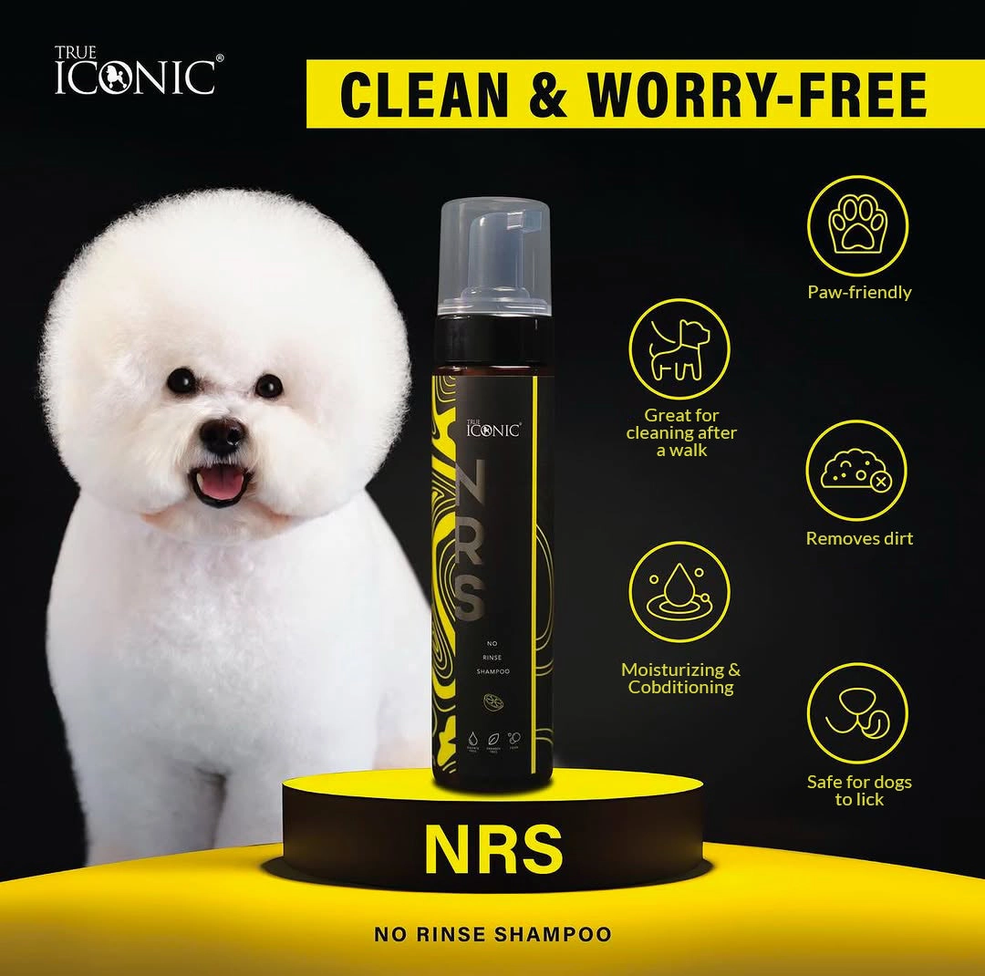 TRUE ICONIC No Rinse Shampoo for Dogs