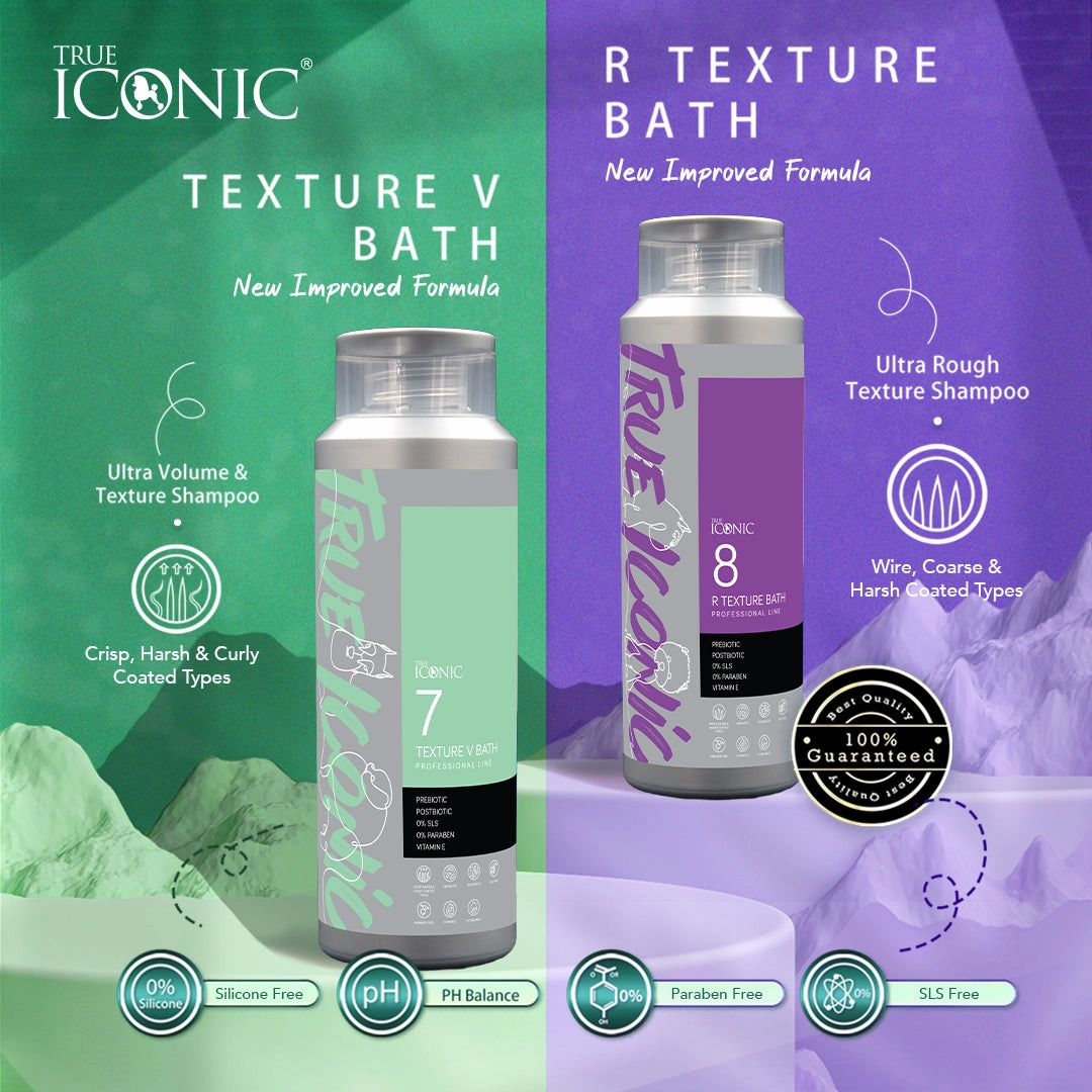 TRUE ICONIC R Texture Bath Ultra Rough Texture Shampoo for Dogs
