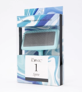 TRUE ICONIC Spire No.1 Slicker Brush (Blue) interactive dog toy,tech pet toy
