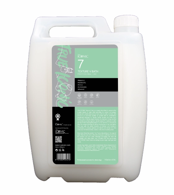 TRUE ICONIC Texture V Bath Ultra Volume & Texture Shampoo for Dogs