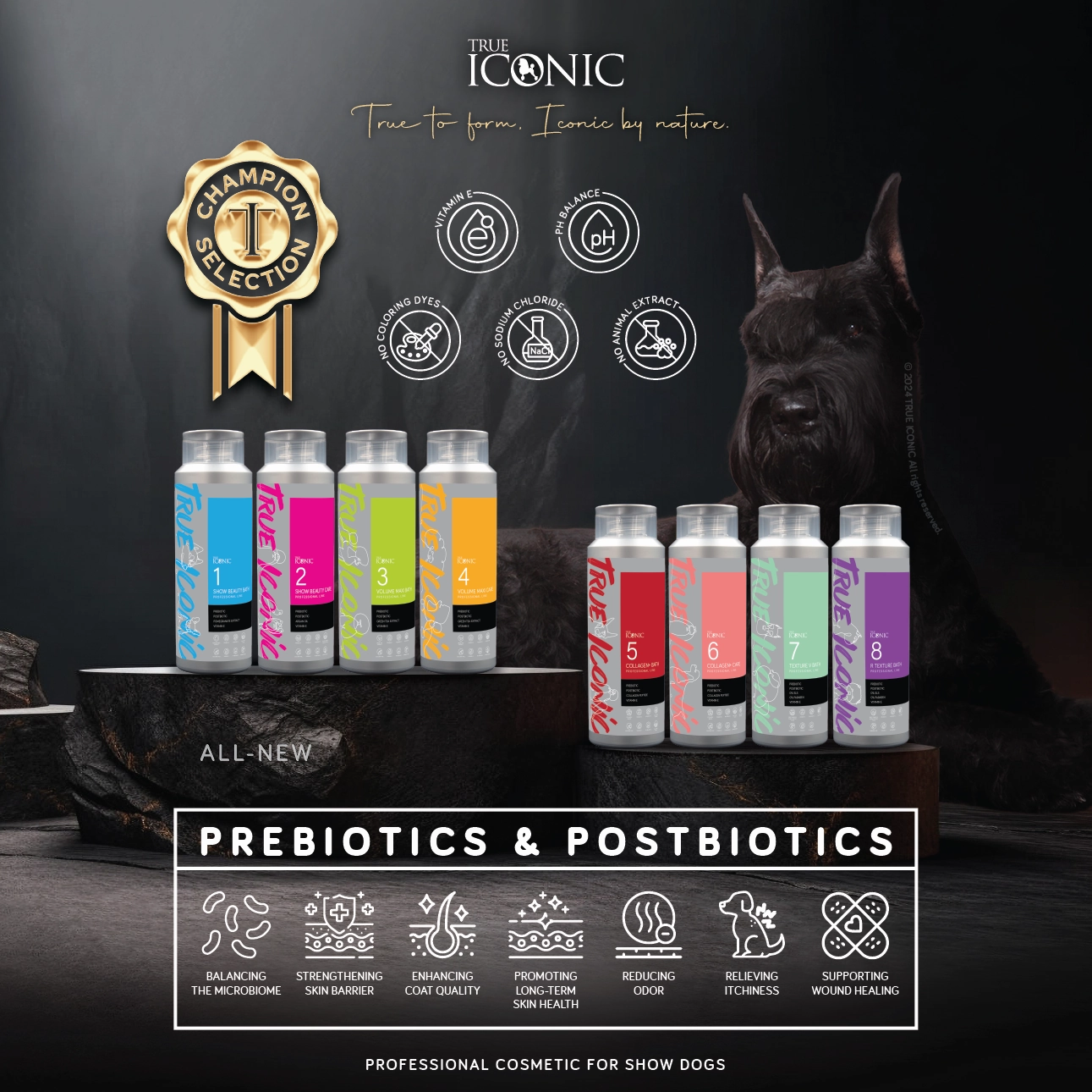 TRUE ICONIC Volume Maxi Bath Ultra Volume Shampoo for Dogs