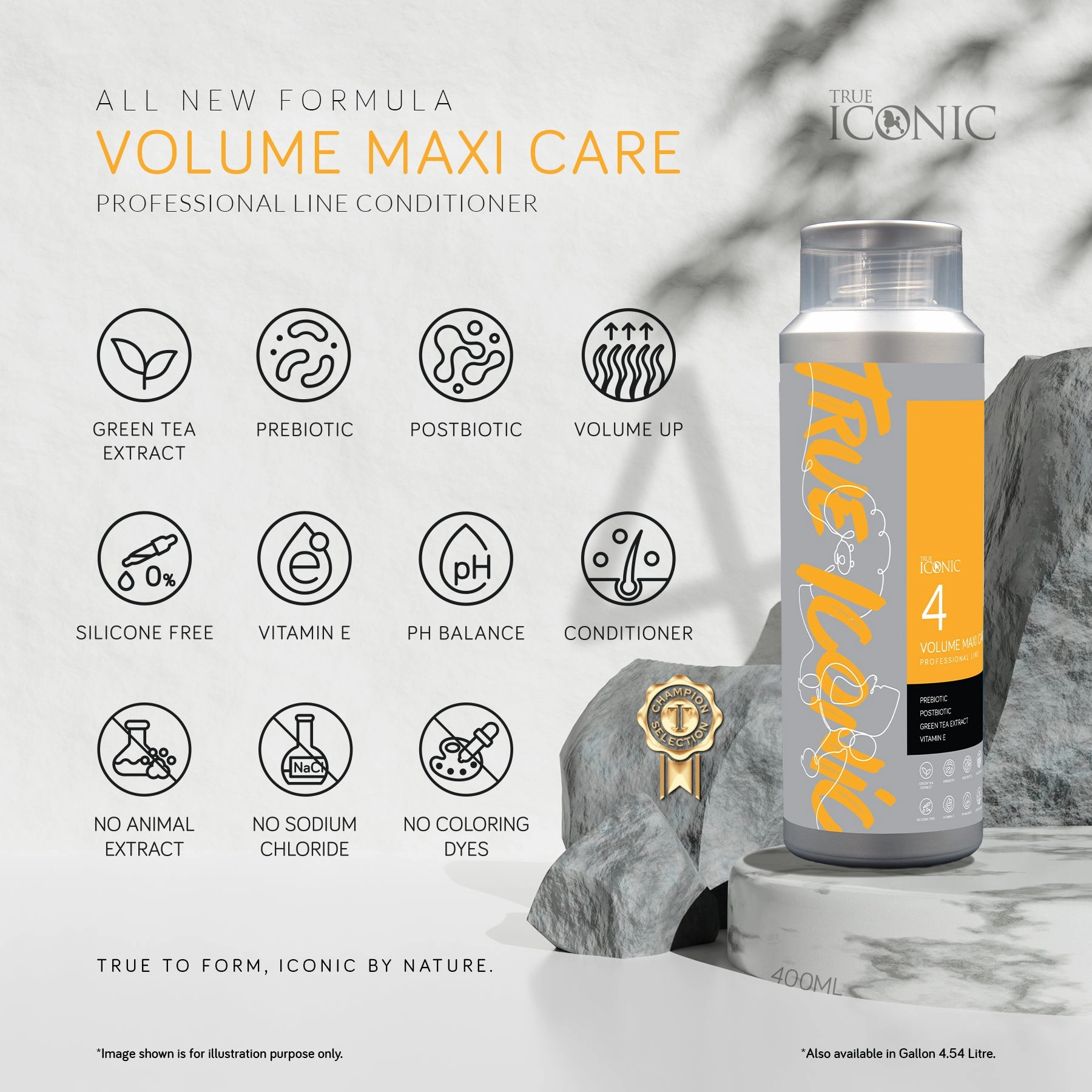 TRUE ICONIC Volume Maxi Care Volume Up Conditioner for Dogs