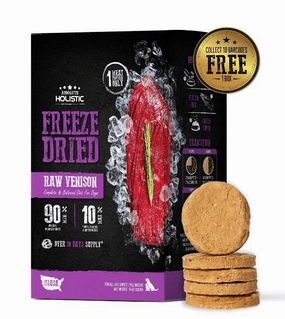 TRY & BUY: Absolute Holistic Freeze Dried Patties Dog Food (Venison) freeze-dried dog food,lightweight pet food