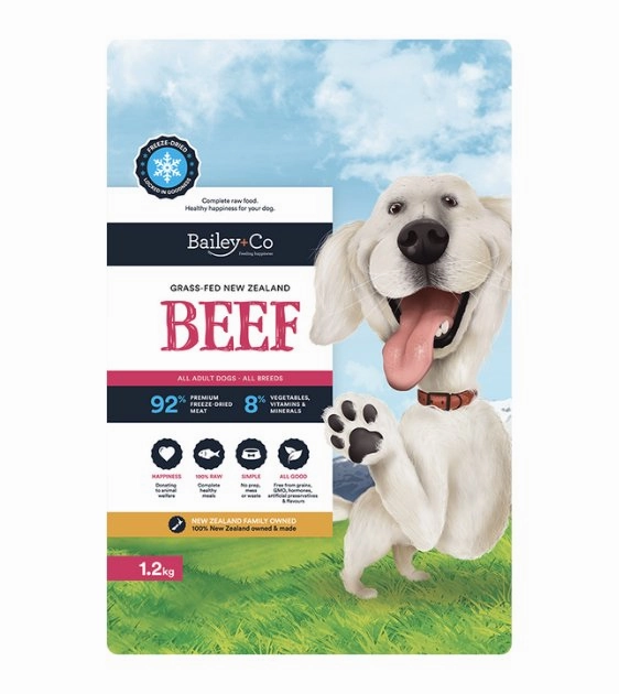 TRY & BUY: Bailey Co New Zealand Freeze Dried Raw Dog Food (Beef) dog leash,walking strap