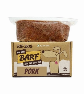 TRY & BUY: Big Dog Barf Raw Dog Food (Pork) raw dog food,fresh pet meals