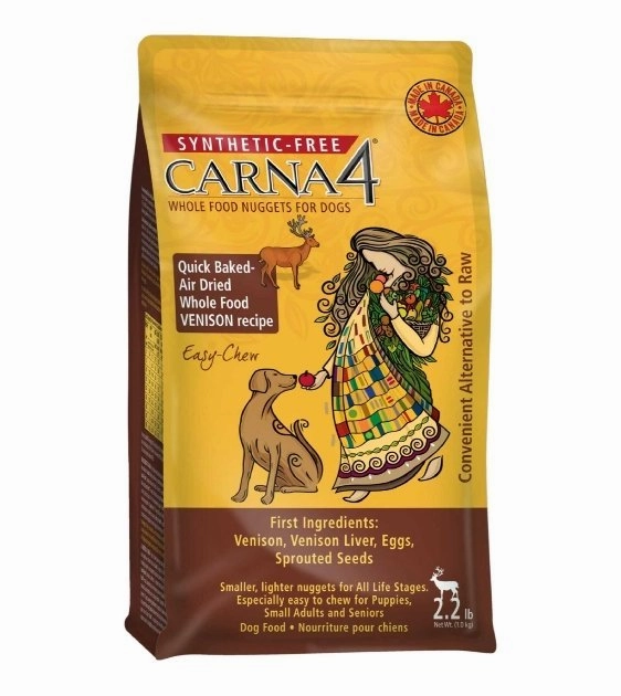 TRY & BUY: Carna4 Easy-Chew Quick Baked Air Dried Venison Recipe Dry Dog Food air-dried dog food,dehydrated dog food